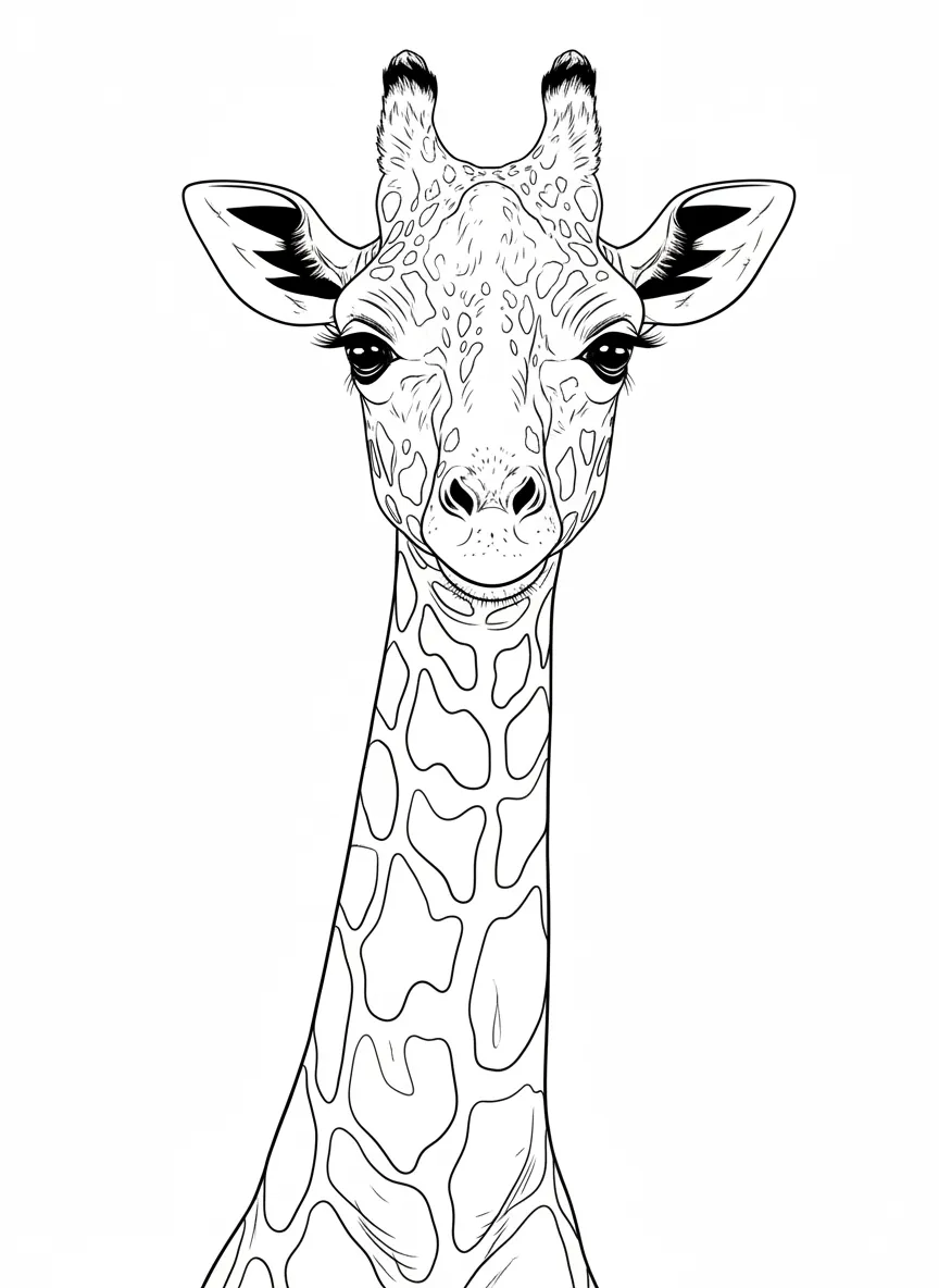 Girafe Gracieuse - pack Animaux Majestueux
